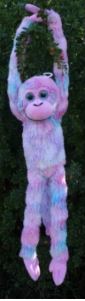 PINK AND MAUVE MONKEY JADE