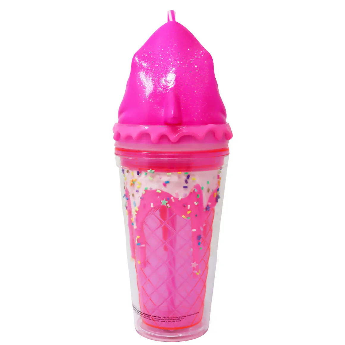 PINK POPPY 3D SHARK DRINKING CUP - PINK - Image 3