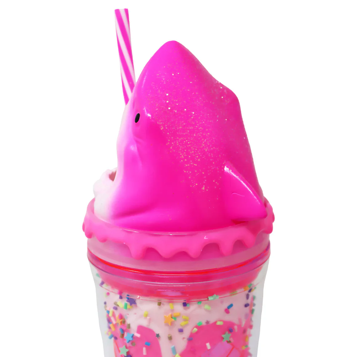 PINK POPPY 3D SHARK DRINKING CUP - PINK - Image 4