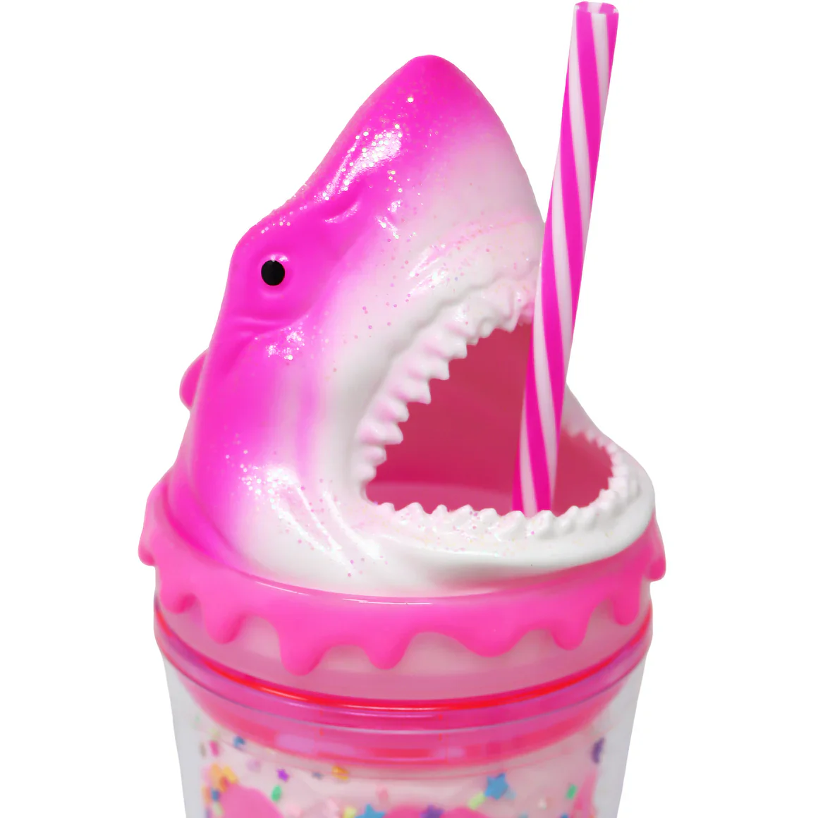 PINK POPPY 3D SHARK DRINKING CUP - PINK - Image 6