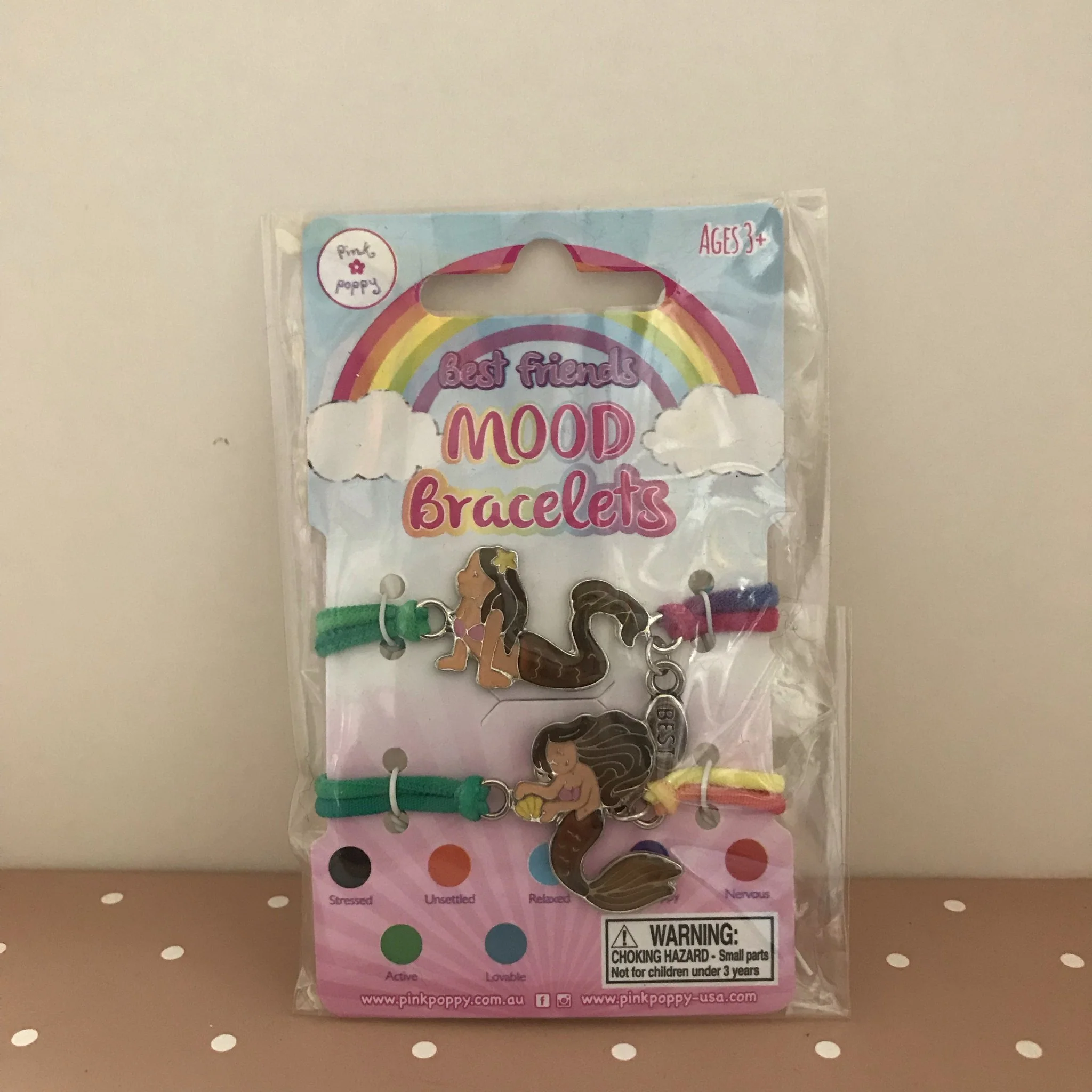 PINK POPPY BEST FRIENDS MERMAID MOOD BRACELET FAIRY MERMAID