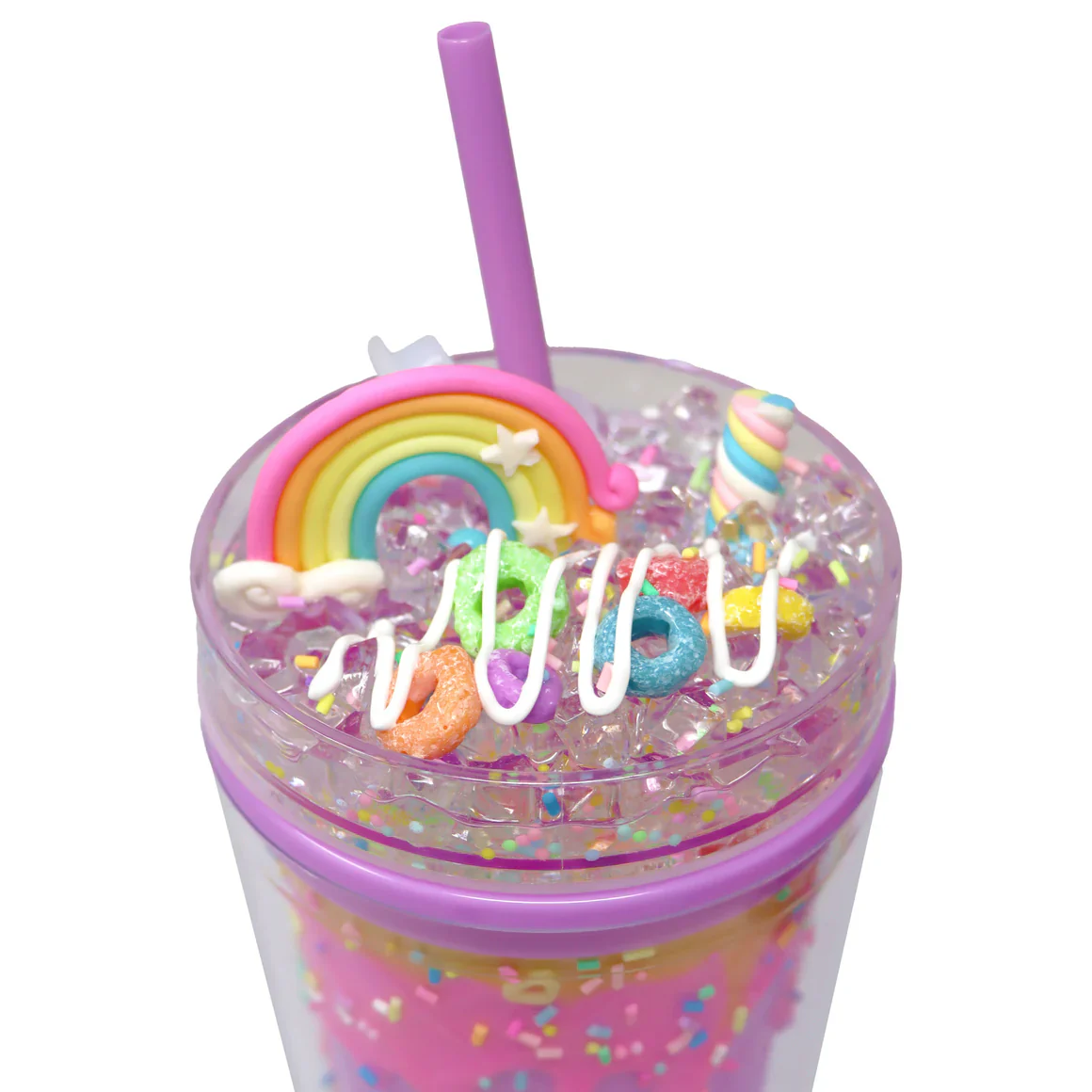 PINK POPPY CANDY DRINKING CUP - LILAC - Image 2