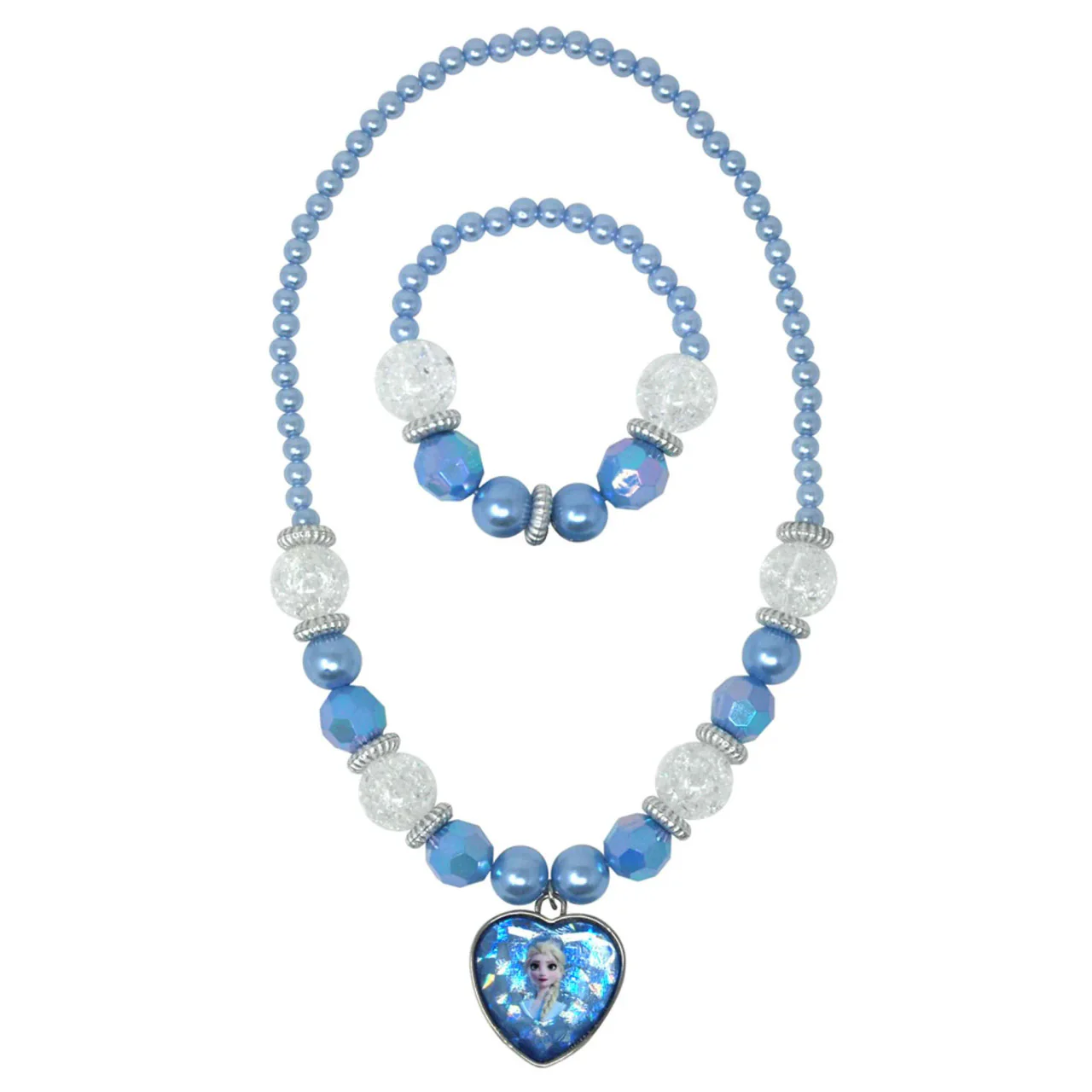 PINK POPPY - DISNEY FROZEN ELSA DESTINY NECKLACE & BRACELET SET