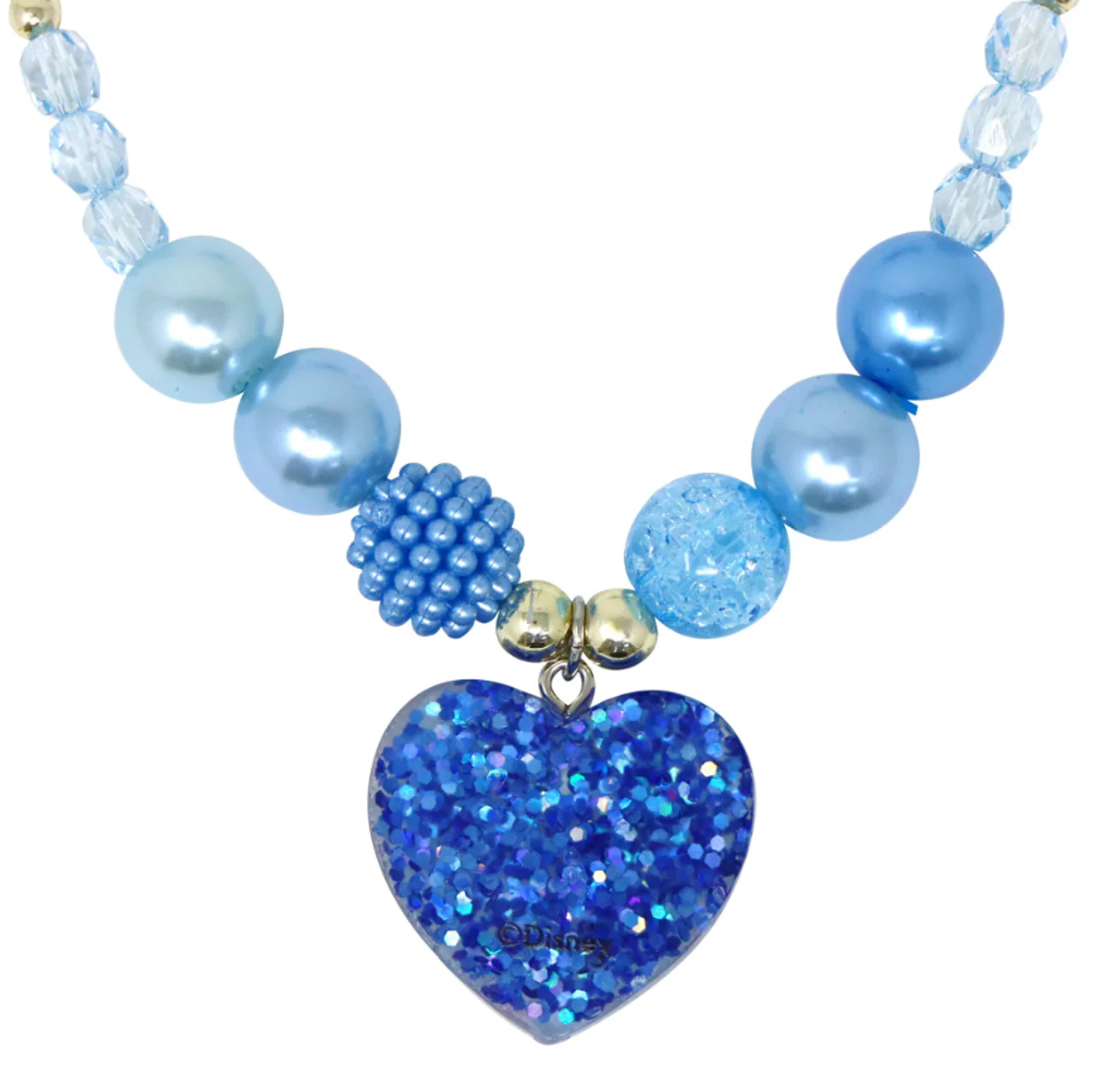 PINK POPPY - DISNEY PRINCESS CINDERELLA PENDANT STRETCH BEADED NECKLACE AND BRACELET - Image 3