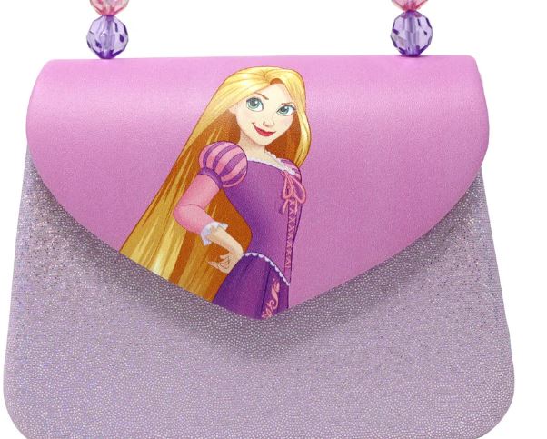 PINK POPPY DISNEY PRINCESS RAPUNZEL PRINT HARD HANDBAG