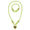 PINK POPPY - DISNEY PRINCESS TIANA PENDANT STRETCH NECKLACE & BRACELET SET