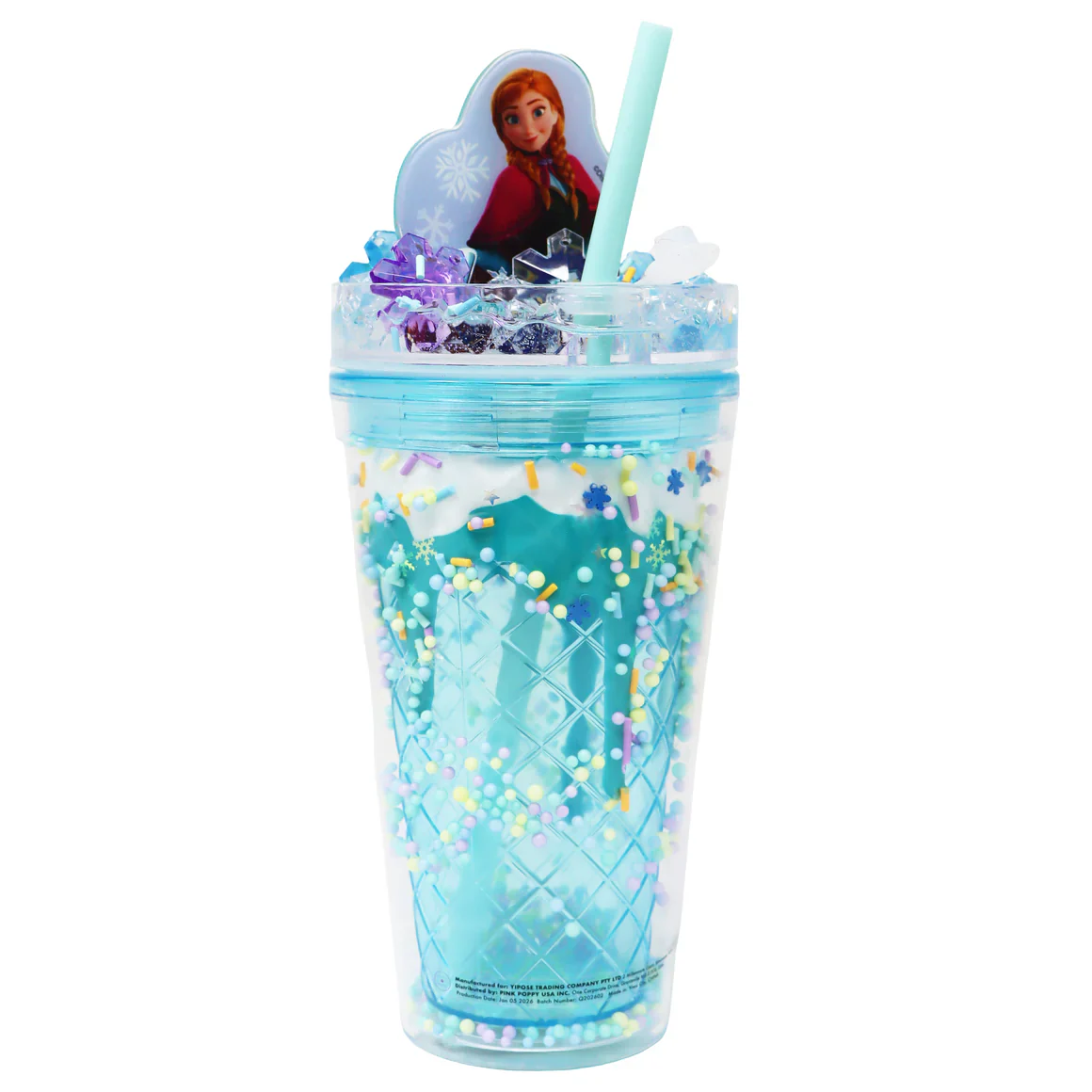 PINK POPPY FROZEN DRINK CUP BLUE - Image 4