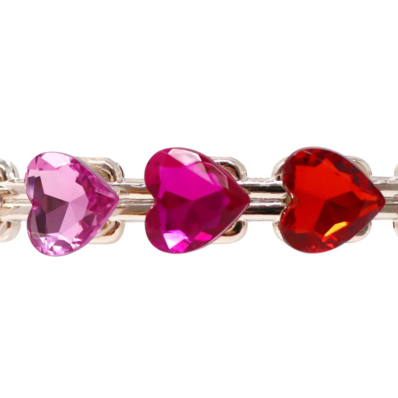 PINK POPPY GEMSTONE HEART HEADBAND - Image 2