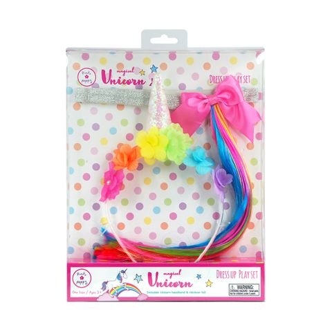 PINK POPPY MAGICAL UNICORN HORN & TAIL SET