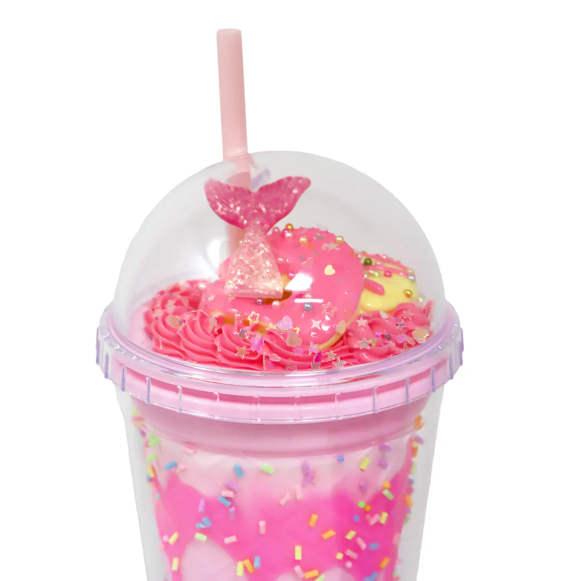 PINK POPPY MERMAID DRINKING CUP - PINK