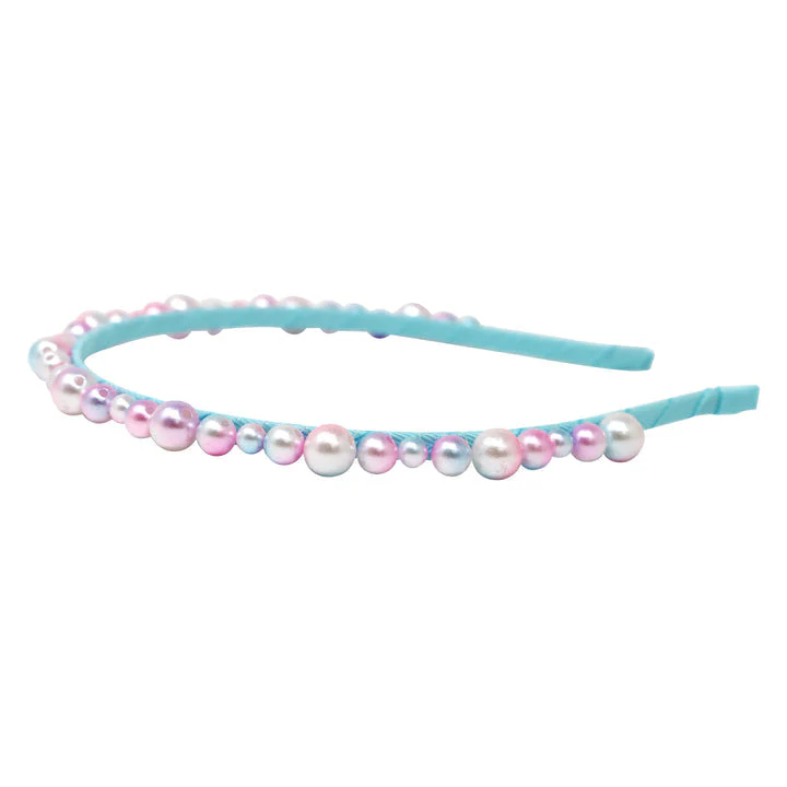 PINK POPPY - SHIMMERING MERMAID PEARL HEADBAND - Image 2