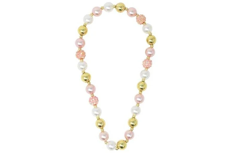 PINK POPPY - YOU ARE GOLDEN PEARL NECKLACE