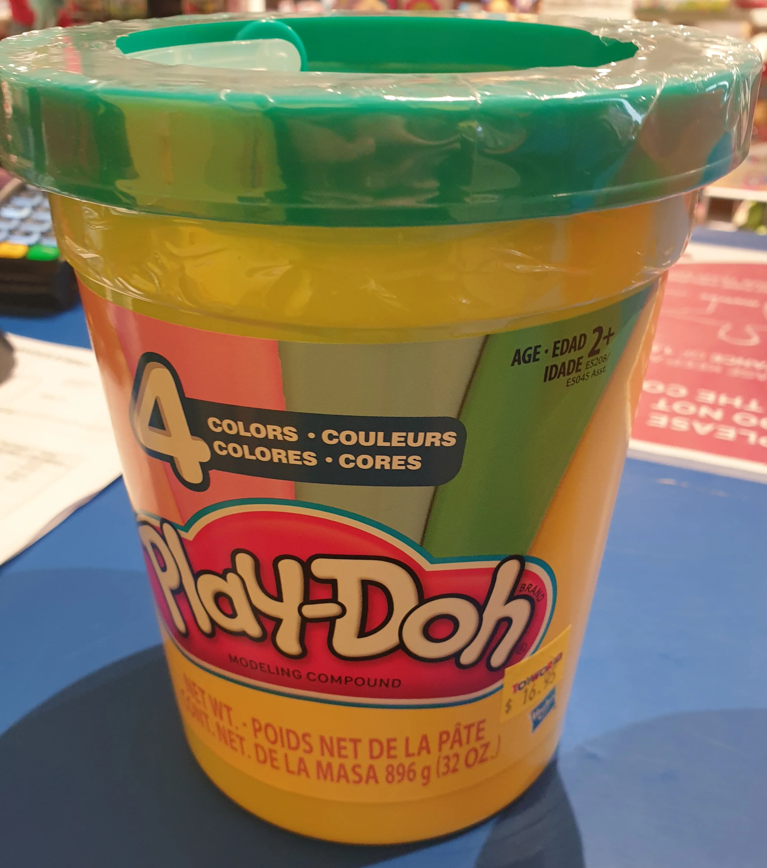 PLAY DOH CAN ASSORTMENT GREEN