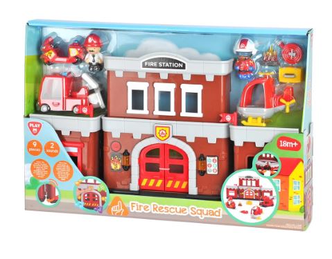 PLAYGO BATTERY OPERATED FIRE RESCUE SQUAD