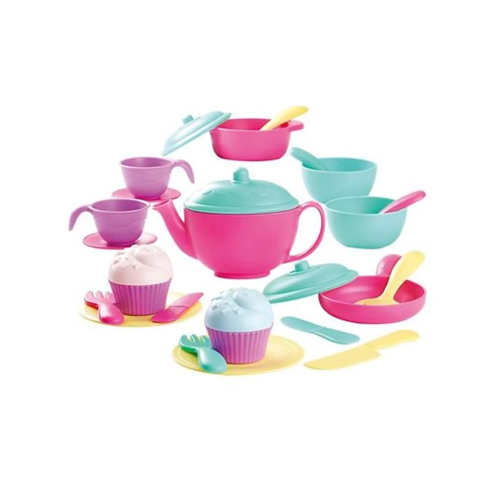 PLAYGO - BIO SUSTAINABLE - TEA TIME AND COOKWARE SET - Image 2