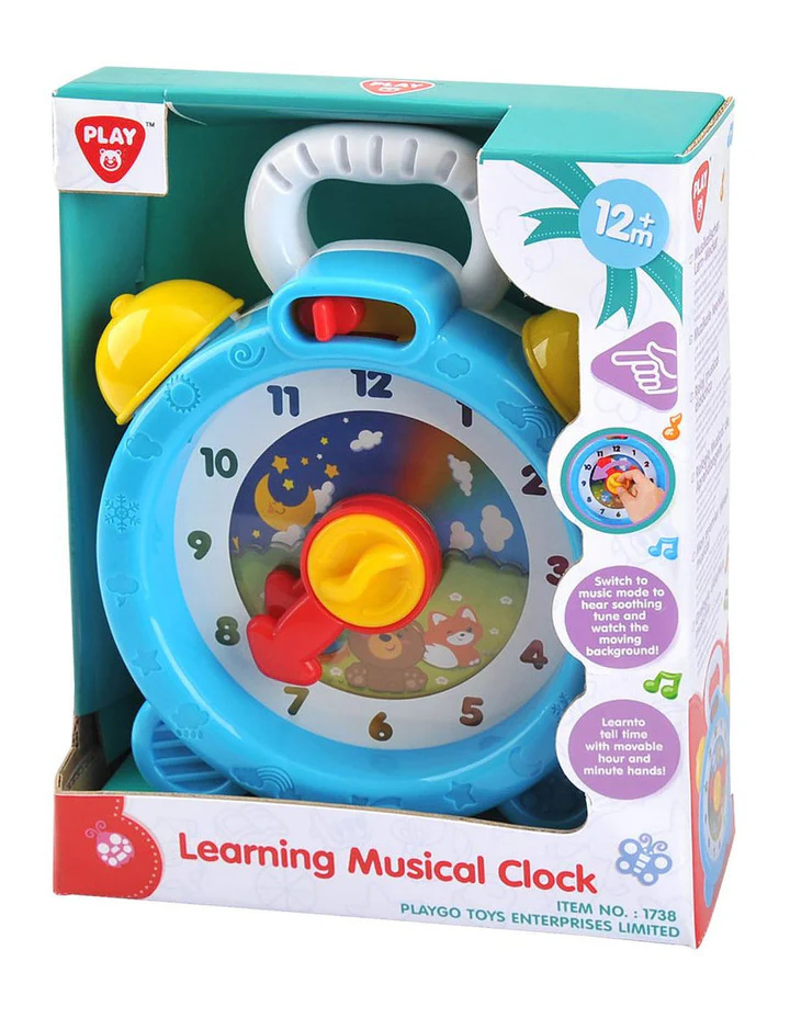 PLAYGO LEARNING MUSICAL CLOCK