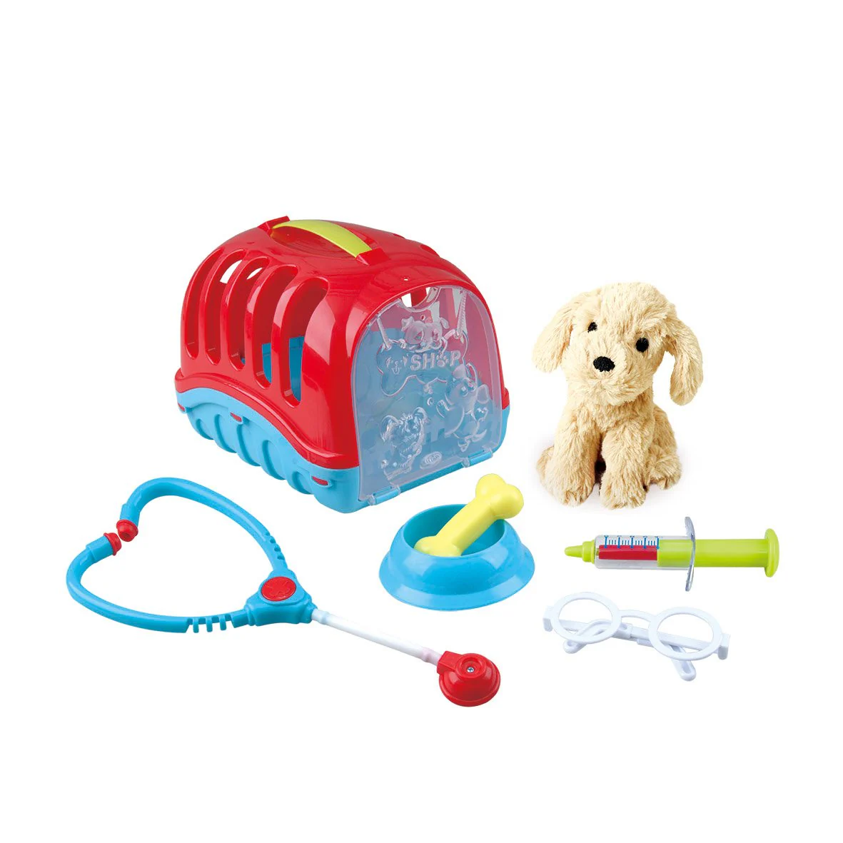 PLAYGO PUPPY CARRIER 7PC