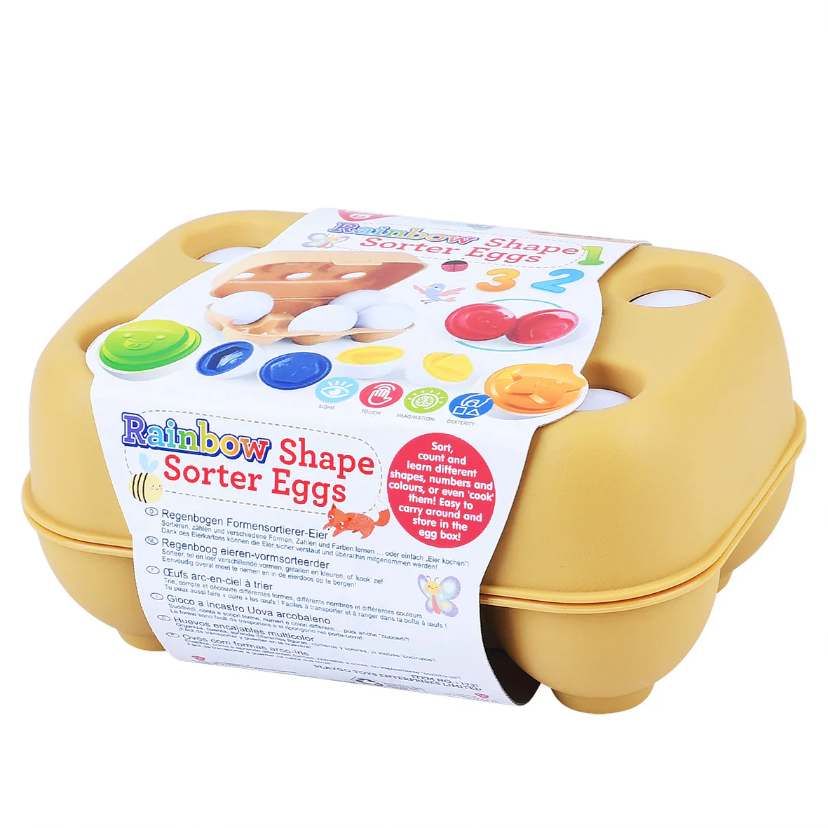 PLAYGO RAINBOW SHAPE SORTER EGGS