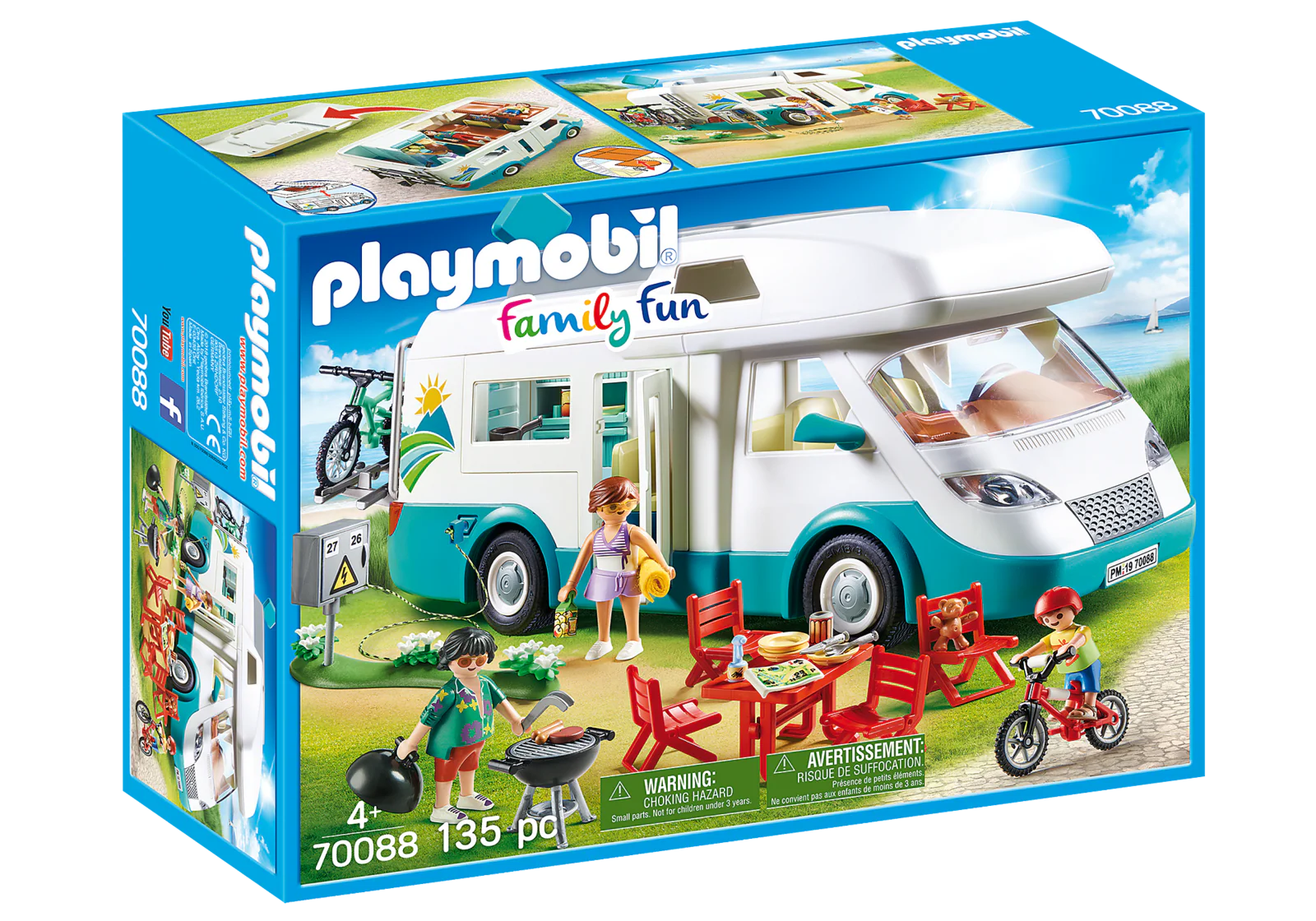 PLAYMOBIL 70088 FAMILY FUN -  FAMILY CAMPER