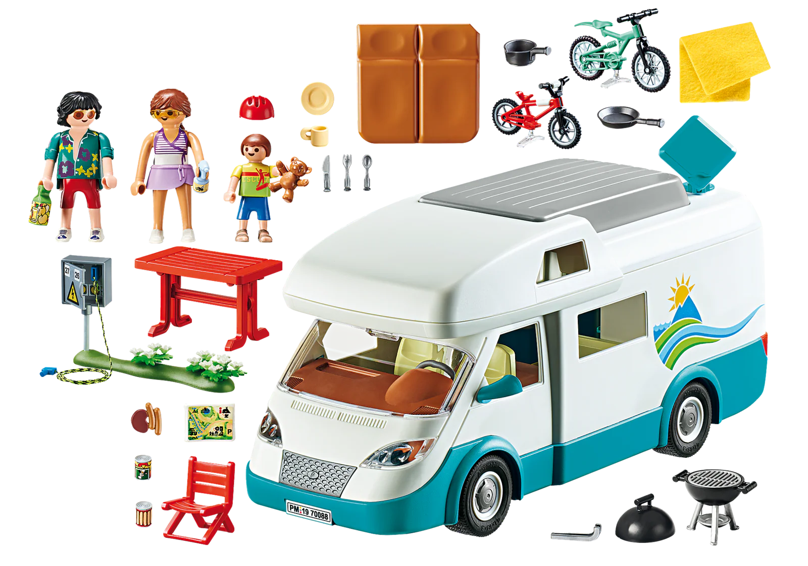 PLAYMOBIL 70088 FAMILY FUN -  FAMILY CAMPER - Image 3