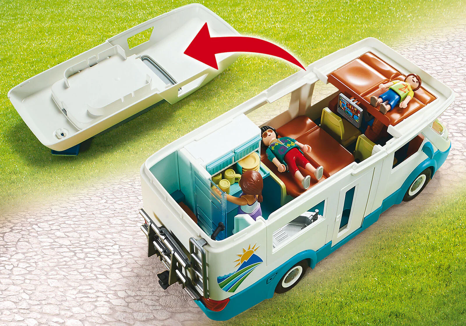 PLAYMOBIL 70088 FAMILY FUN -  FAMILY CAMPER - Image 6