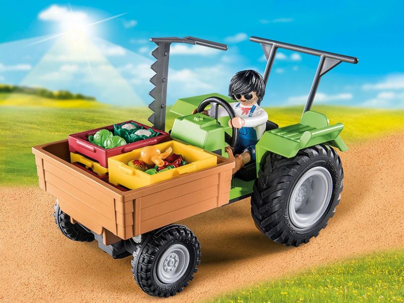 PLAYMOBIL 71249 TRACTOR WITH TRAILER - Image 3