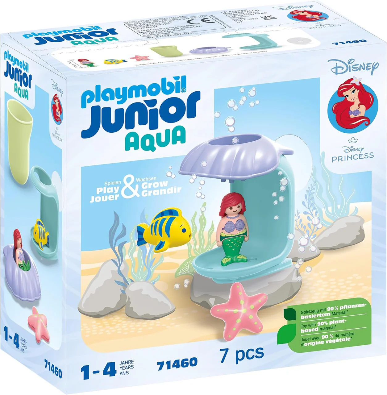 PLAYMOBIL JR. AQUA 71460 DISNEY ARIEL'S SHELL SHOWER