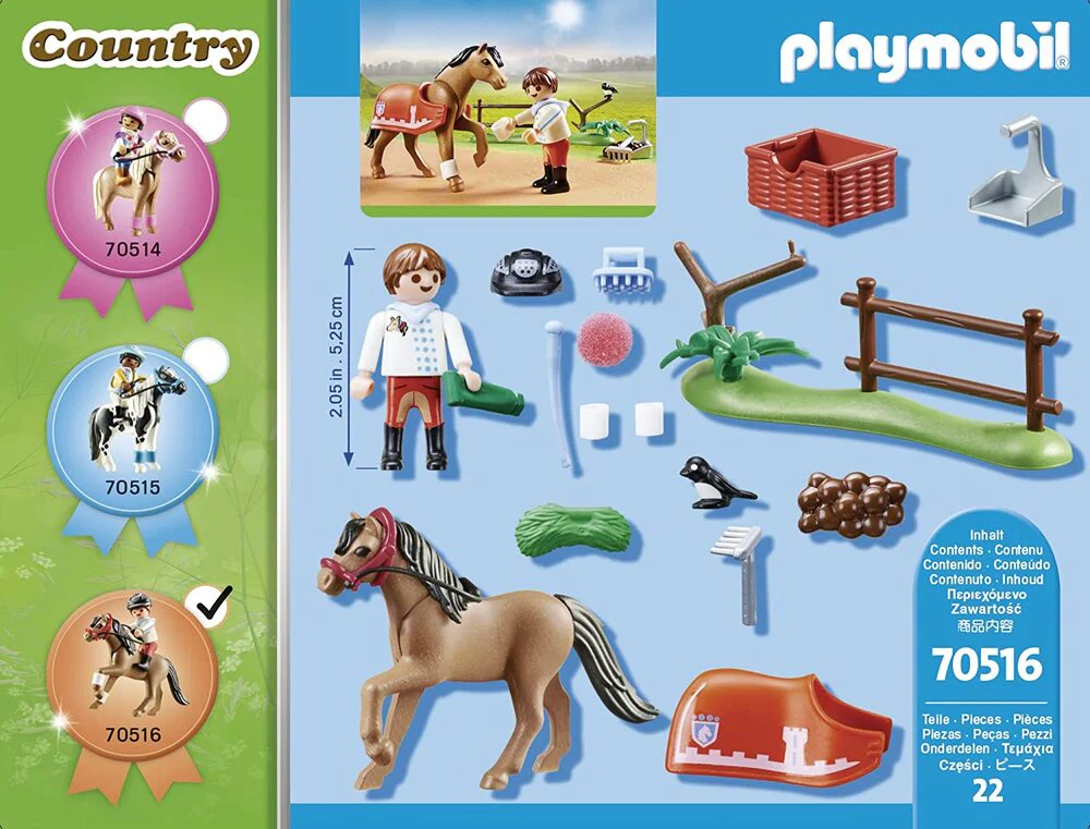 PLAYMOBIL COLLETIBLE CONNEMARA PONY - 70516 - Image 2