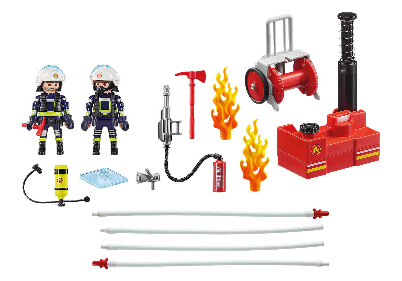 PLAYMOBIL CITY ACTION 9468 - FIREFIGHTERS WITH WATER PUMP - Image 3