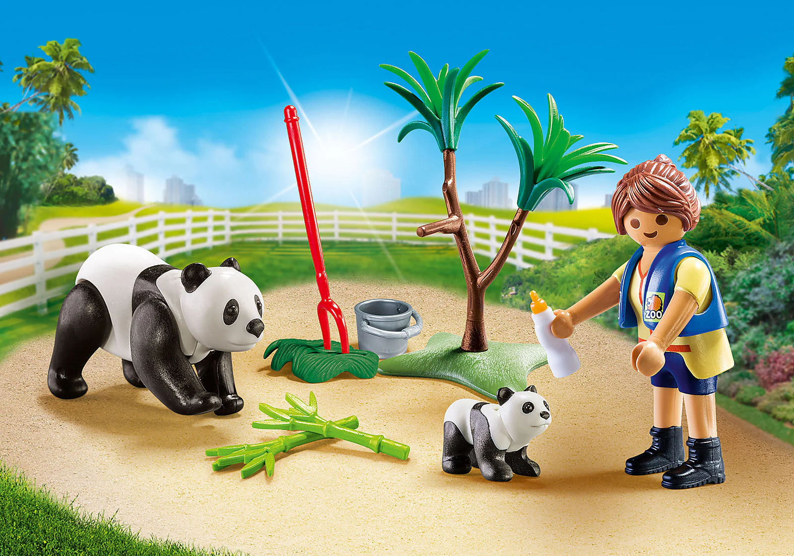 PLAYMOBIL PANDA CARETAKER CARRY CASE - 70105 - Image 3