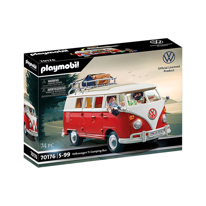 PLAYMOBIL VOLKSWAGEN T1 CAMPING BUS PLAYSET