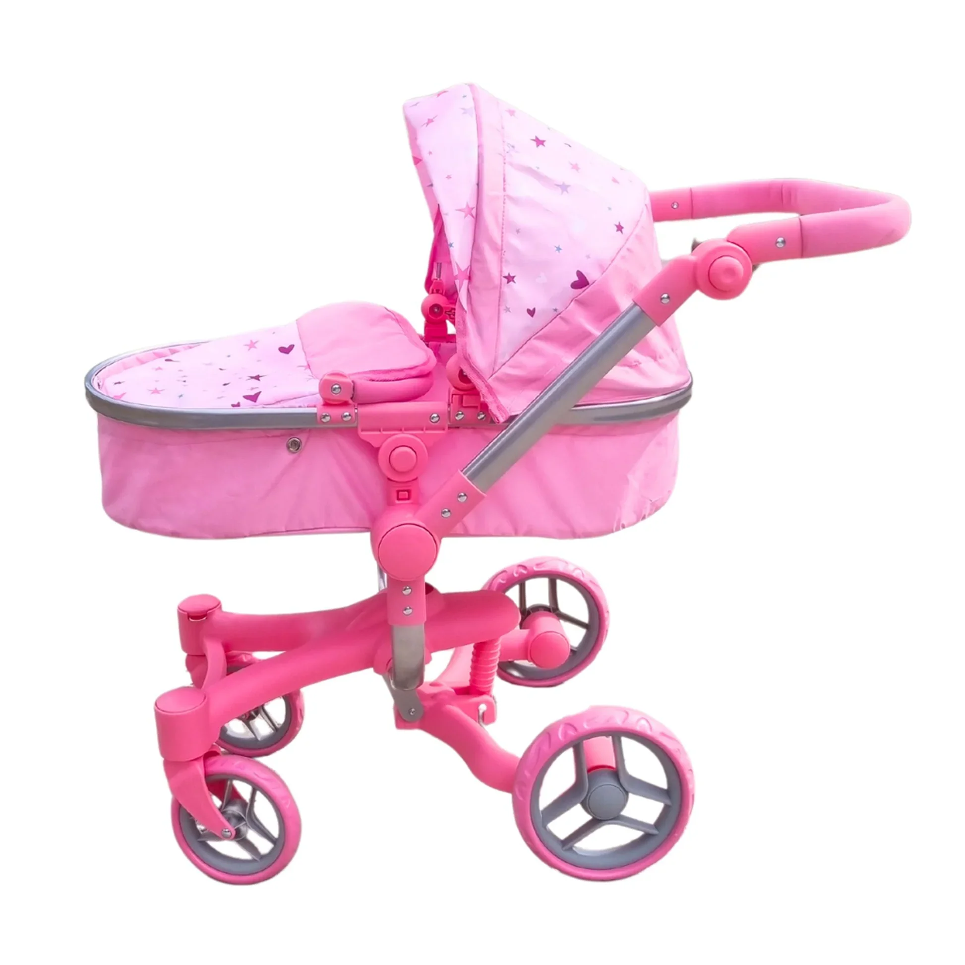 PLAYWORLD 2 IN 1 DELUXE DOLL PRAM - Image 3