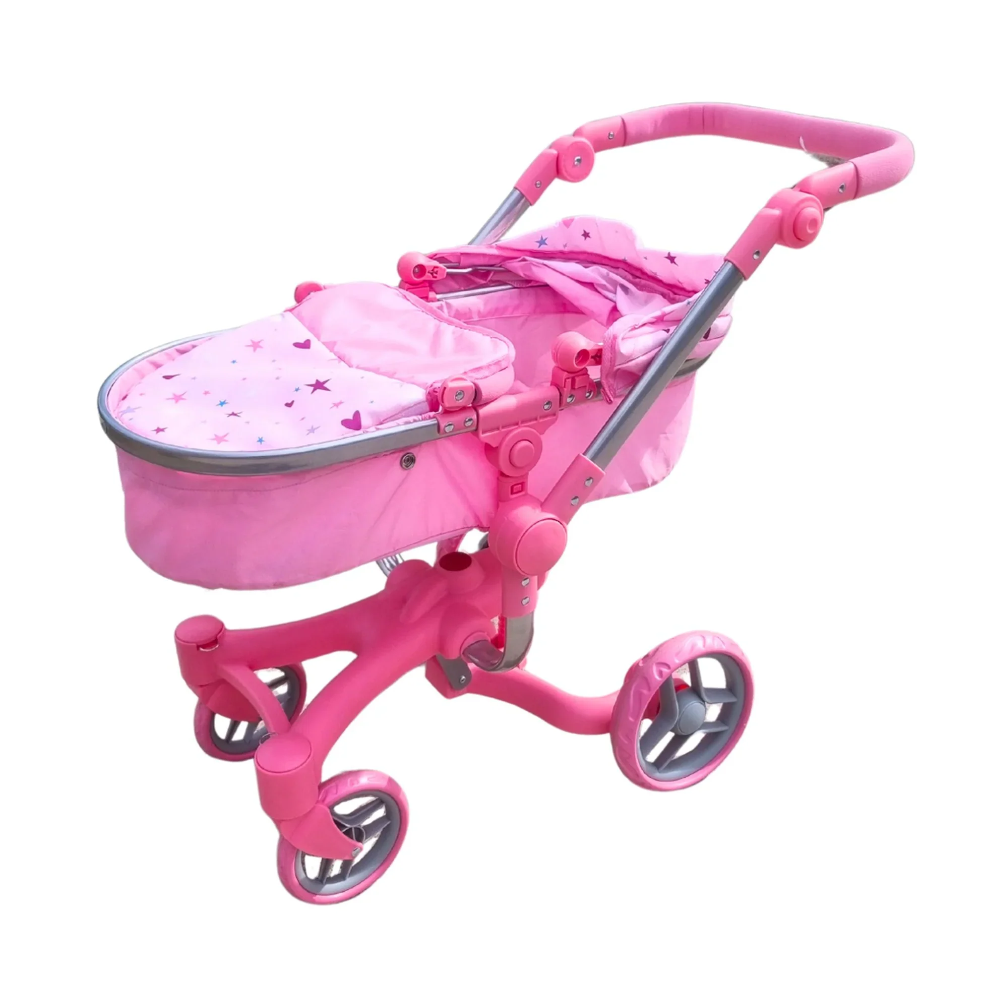 PLAYWORLD 2 IN 1 DELUXE DOLL PRAM - Image 4