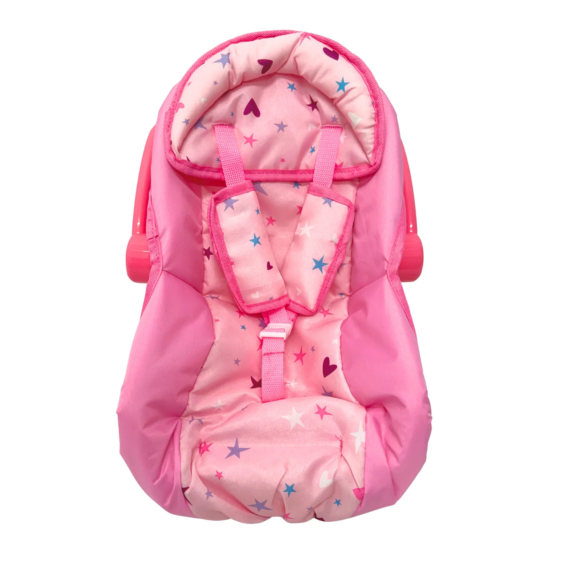 PLAYWORLD DOLL CAR SEAT CARRIER PINK