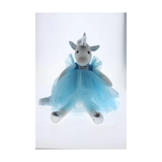 PLUSH BLUE UNICORN