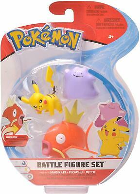 POKEMON 2 & 3 INCH 3 FIGURE PK - MAGIKAPP + PIKACHU + DITTO