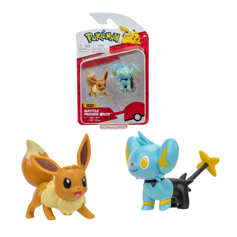 POKEMON BATTLE FIGURE - EEVEE AND SHINX
