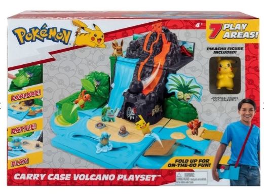 POKEMON CARRY CASE VOLCANO PLAYSET