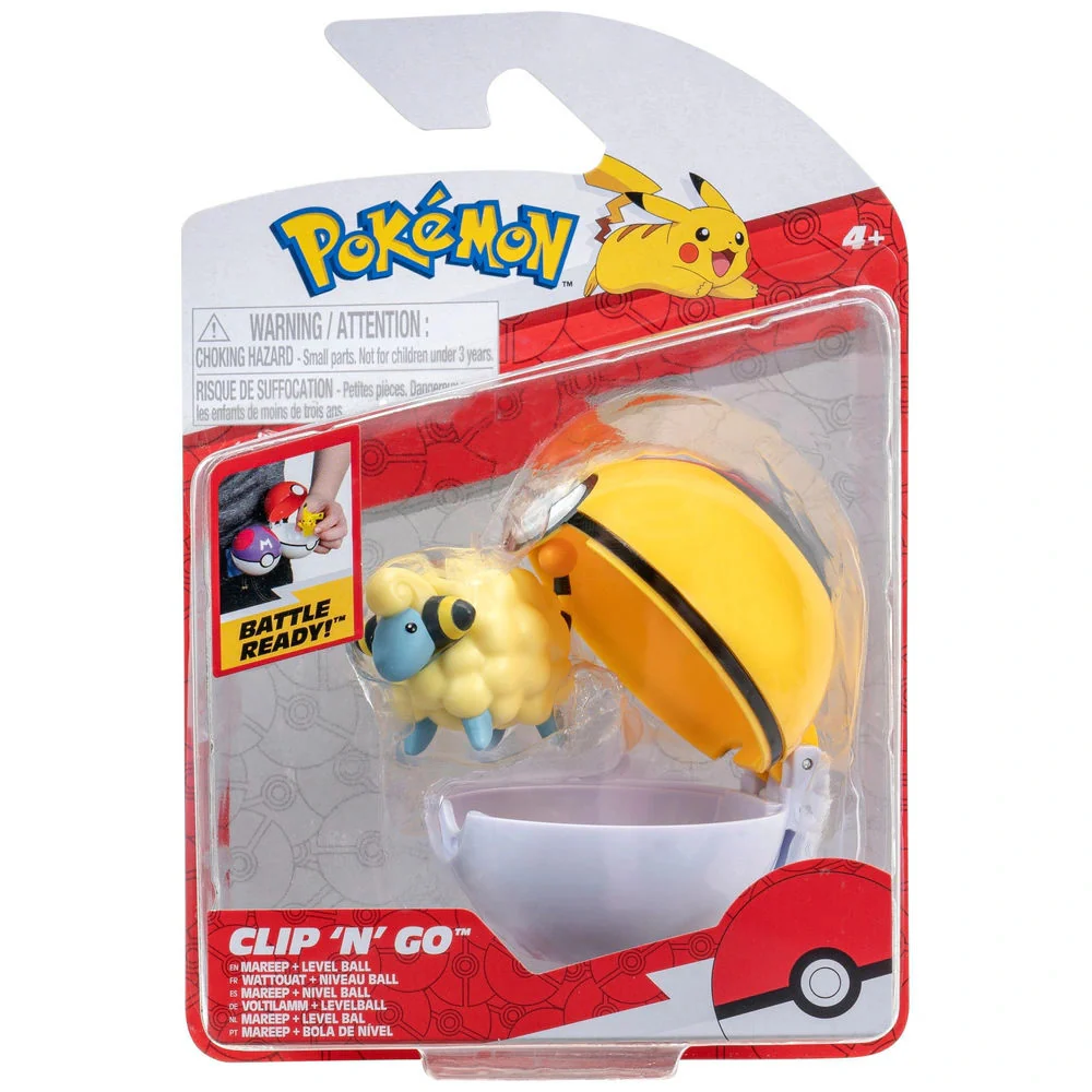 POKEMON CLIP 'N GO - MAREEP - LEVEL BALL