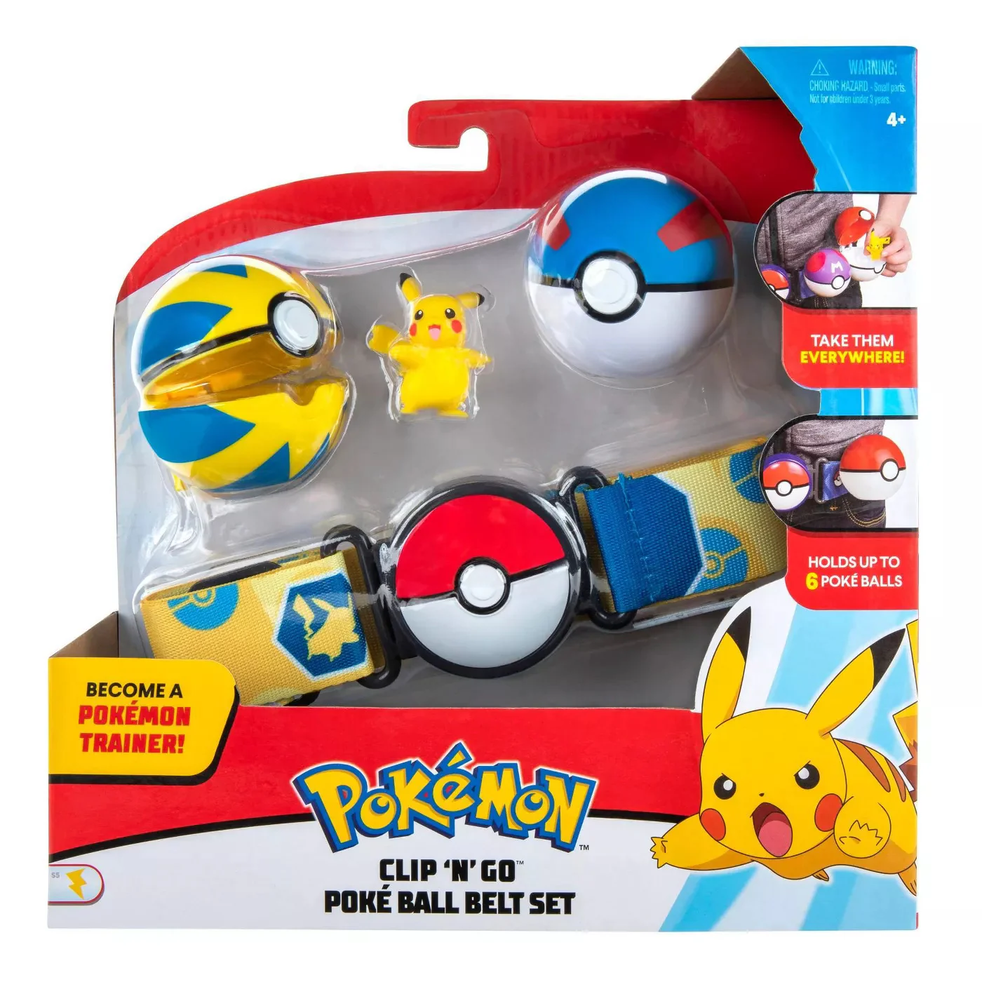 POKEMON CLIP N GO POKE BALL BELT SET