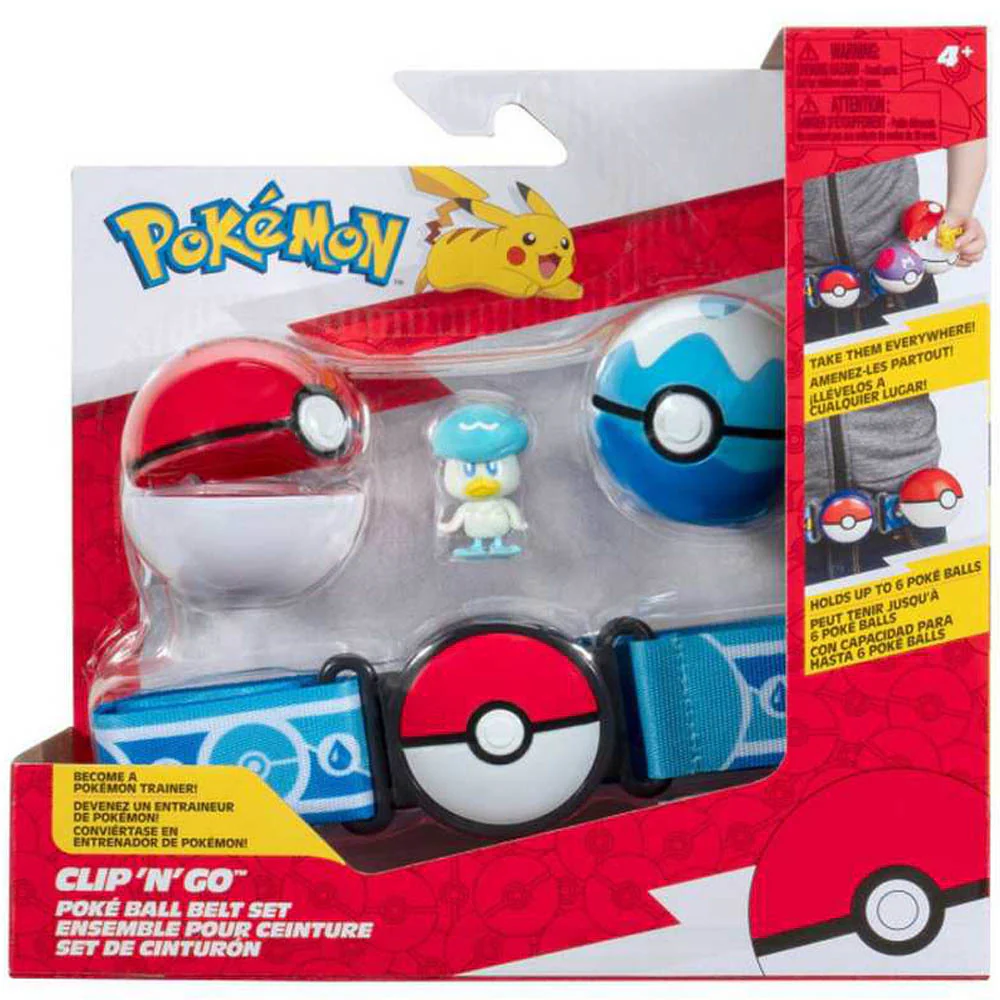 POKEMON CLIP 'N GO - POKE BALL BELT SET - DIVE BALL