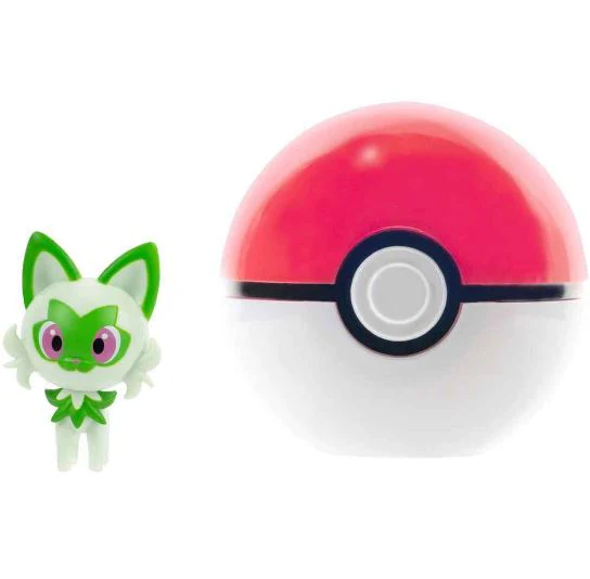 POKEMON CLIP 'N' GO - SPRIGATITO AND POKE BALL - Image 2