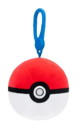 POKEMON CLIP ON PLUSH - POKE BALL - Image 2