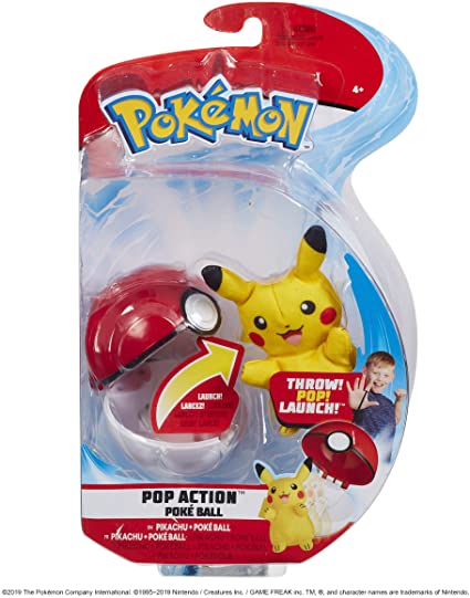 POKEMON POP ACTION POKEBALL PIKACHU