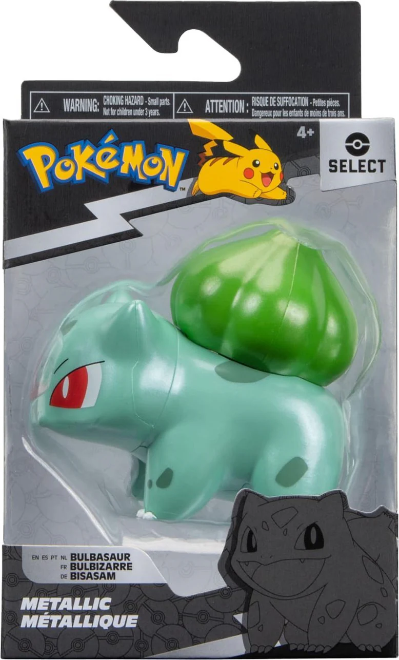 POKEMON SELECT METALLIC FIGURINE - BULBASAUR