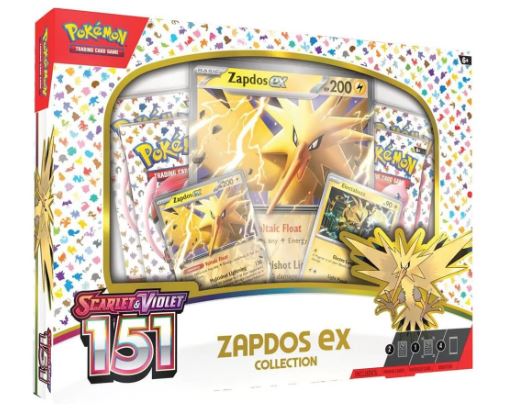 POKEMON TCG SCARLET AND VIOLET - 151 COLLECTION - ZAPDOS EX