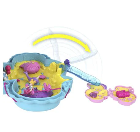 POLLY POCKET - DADDY AND ME - SEAHORSE PURSE COMPACT - Image 8