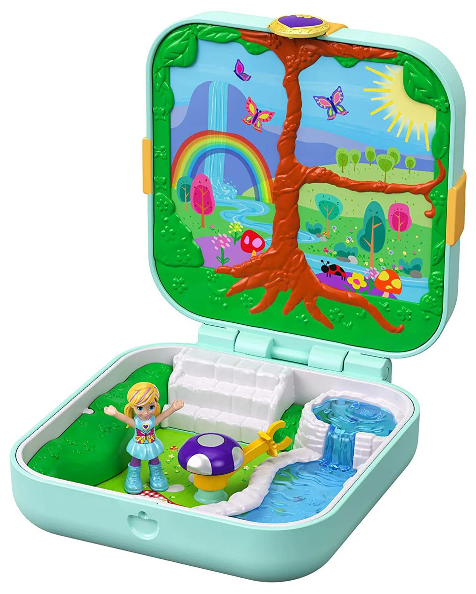 POLLY POCKET HIDDEN HIDEOUTS - FLUTTERRIFIC FOREST
