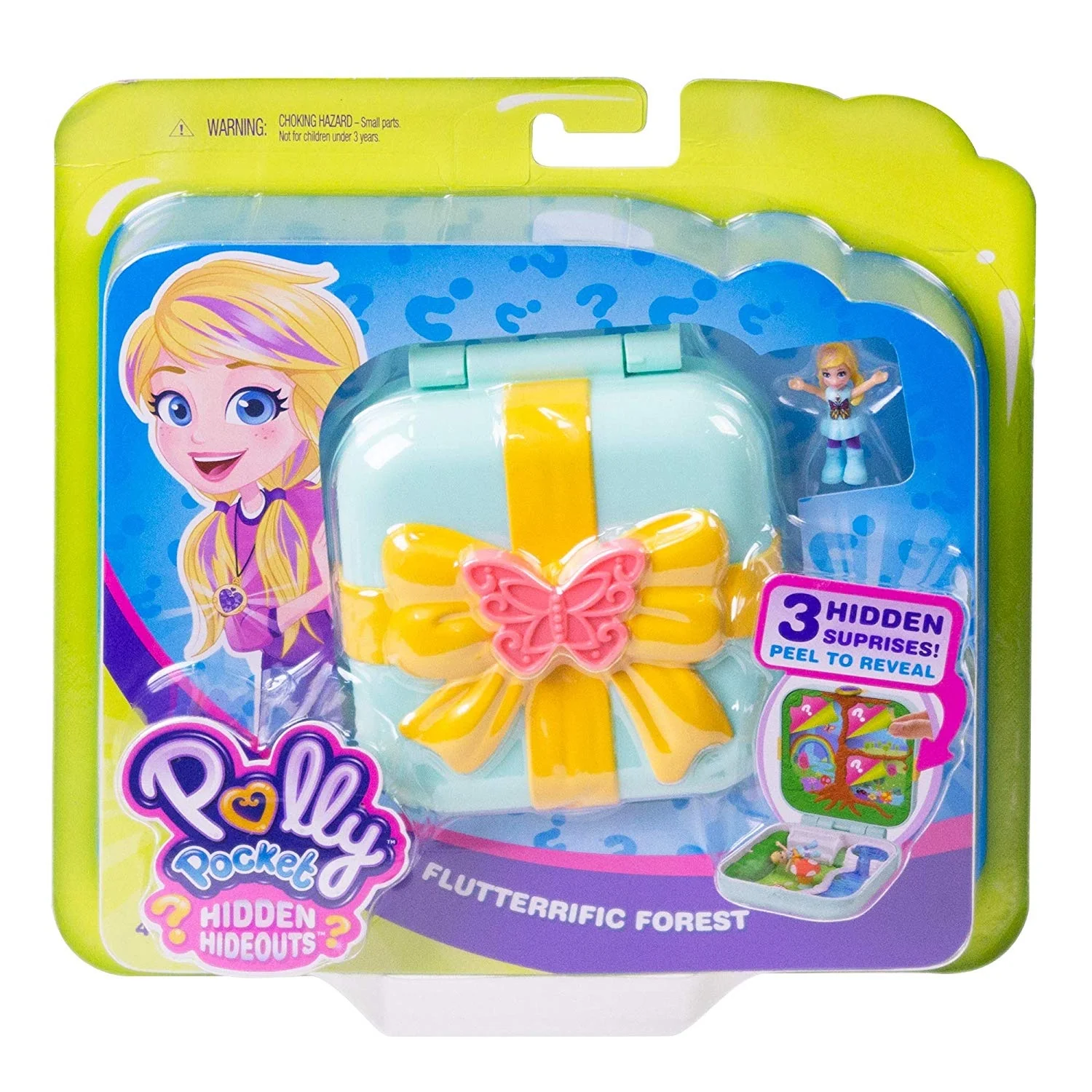 POLLY POCKET HIDDEN HIDEOUTS - FLUTTERRIFIC FOREST - Image 2