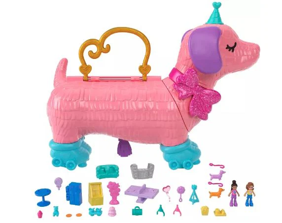POLLY POCKET - PUPPY PARTY PINATA COMPACT PLAYSET - Image 2